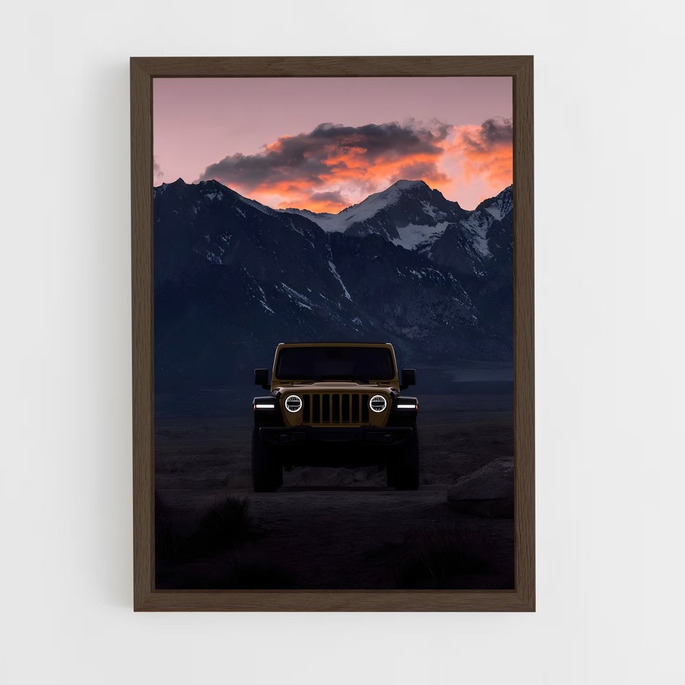 Poster Sunset Adventure – affiche Jeep (vue 5)